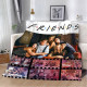 Плюшевий 3D-плед Friends №2 12292, 135х160 см