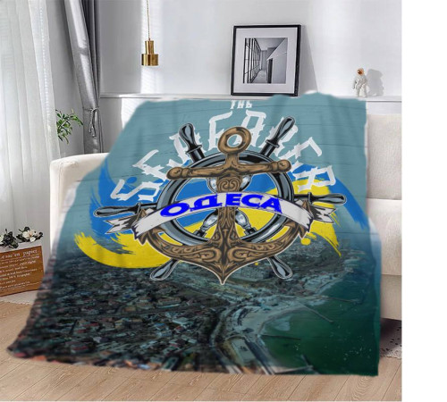 Плюшевий 3D-плед Одеса 13169, 135х160 см