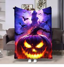 Плюшевий 3D-плед Halloween Castle 17605, 135х160 см