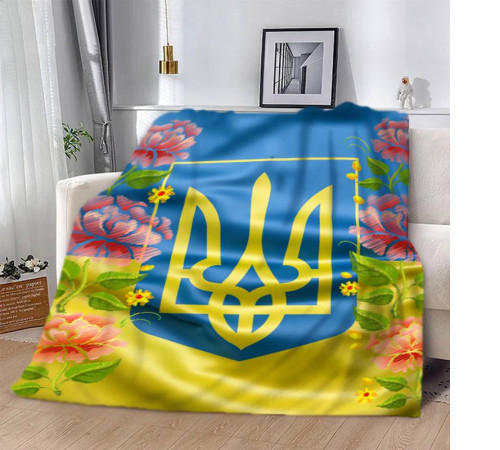 Патріотичний 3D-плед Національна гордість №2 12592, 160х200 см