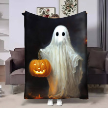 Плюшевий 3D-плед Halloween Ghost 17610, 160х200 см