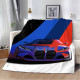 Плюшевий 3D-плед Престижний BMW 12438, 160х200 см