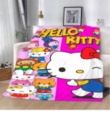 Плюшевий 3D-плед Hello Kitty 13034, 160х200 см