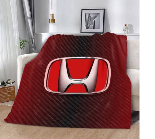 Плюшевий 3D-плед Honda №2 12616, 160х200 см