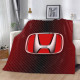 Плюшевий 3D-плед Honda №2 12617, 135х160 см
