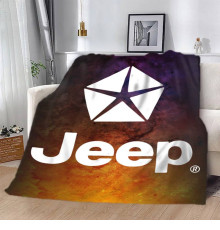 Плюшевий 3D-плед Jeep 12599, 135х160 см