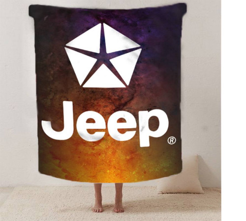 Плюшевий 3D-плед Jeep 12599, 135х160 см