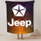 Плюшевий 3D-плед Jeep 12599, 135х160 см