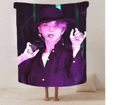 Плюшевий 3D-плед Jimin BTS №2 13310, 160х200 см