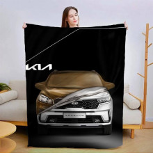 Плюшевий 3D-плед KIA №2 13918, 135х160 см