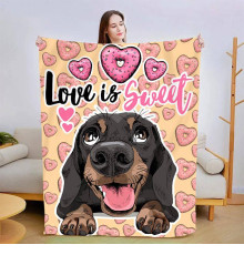 Плюшевий 3D-плед Love is sweet 13609, 160х200 см
