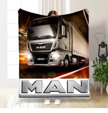 Плюшевий 3D-плед Man 16459, 160х200 см