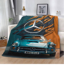 Плюшевий 3D-плед Mercedes-Benz 12644, 135х160 см