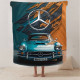 Плюшевий 3D-плед Mercedes-Benz 12644, 135х160 см