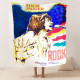 Плюшевий 3D-плед Mick Jagger 12027, 135х160 см