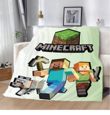 Плюшевий 3D-плед Minecraft 12264, 160х200 см