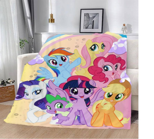 Плюшевий 3D-плед My Littlе Pony 13281, 135х160 см