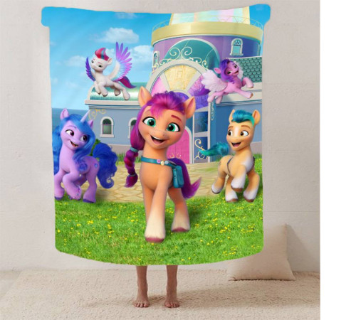 Плюшевий 3D-плед My Littlе Pony №2 13284, 135х160 см