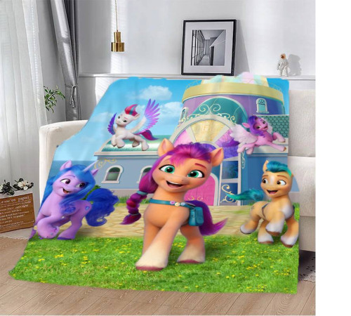 Плюшевий 3D-плед My Littlе Pony №2 13284, 135х160 см