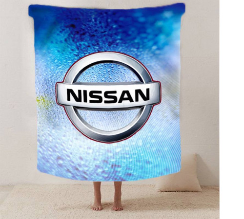 Плюшевий 3D-плед Nissan 12620, 135х160 см