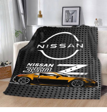 Плюшевий 3D-плед Nissan 350 12626, 135х160 см