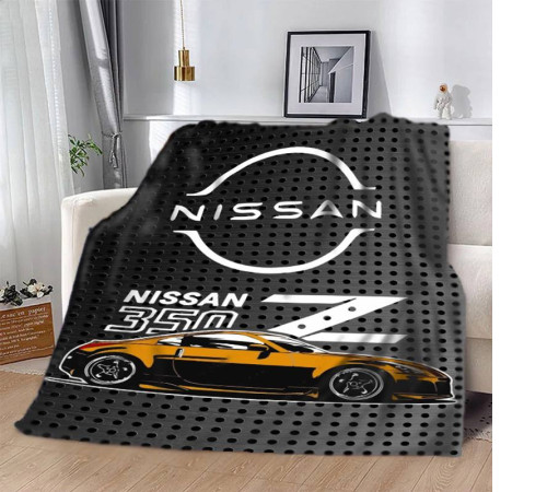 Плюшевий 3D-плед Nissan 350 12626, 135х160 см