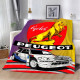 Плюшевий 3D-плед Peugeot 12426, 160х200 см