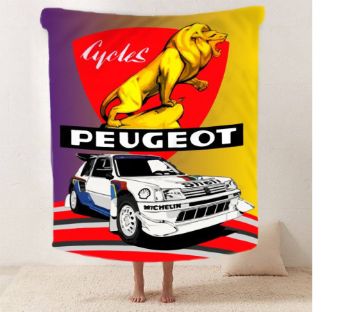 Плюшевий 3D-плед Peugeot 12426, 160х200 см