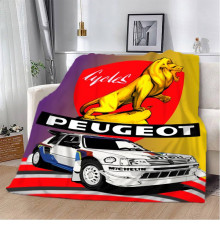Плюшевий 3D-плед Peugeot 12427, 135х160 см