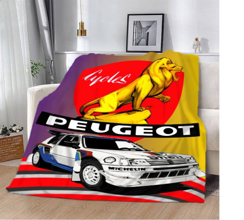 Плюшевий 3D-плед Peugeot 12427, 135х160 см