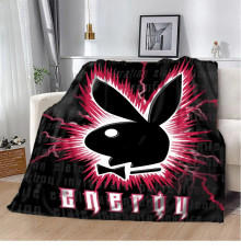 Плюшевий 3D-плед Playboy 10638, 160х200 см