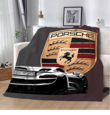 Плюшевий 3D-плед Porsche 12423, 160х200 см
