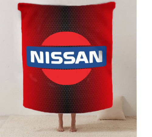 Плюшевий 3D-плед Red Nissan 12622, 160х200 см