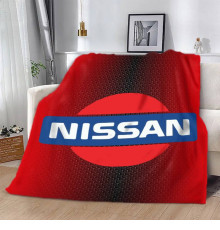 Плюшевий 3D-плед Red Nissan 12623, 135х160 см