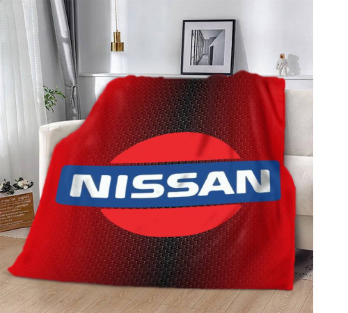 Плюшевий 3D-плед Red Nissan 12623, 135х160 см