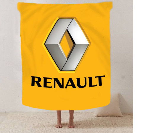 Плюшевий 3D-плед Renault 12650, 135х160 см