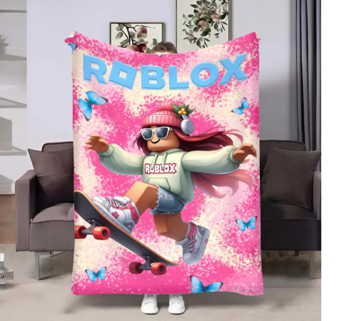 Плюшевий 3D-плед Roblo №2 32471, 135х160 см