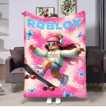 Плюшевий 3D-плед Roblo №2 32472, 160х200 см