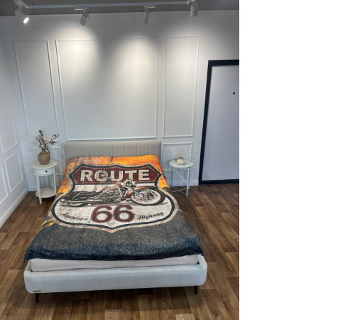 Плюшевий 3D-плед Route 66 10605, 135х160 см