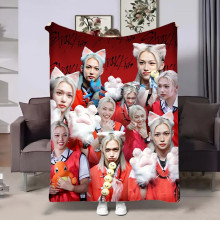Плюшевий 3D-плед Stray Kids Felix 17966, 135х160 см