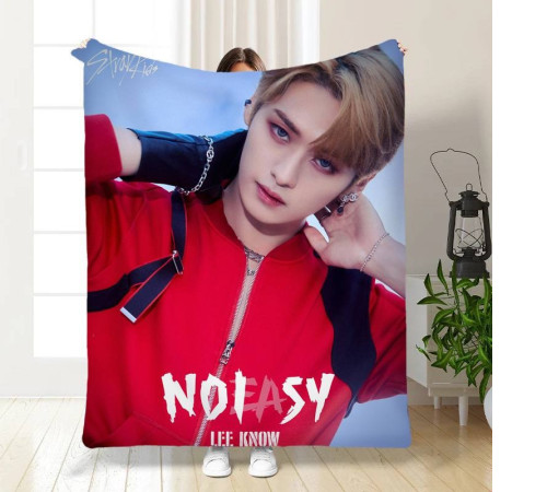 Плюшевий 3D-плед Stray Kids Linoy 15798, 135х160 см
