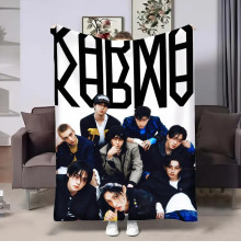 Плюшевий 3D-плед Stray Kids Karma 32323, 135х160 см