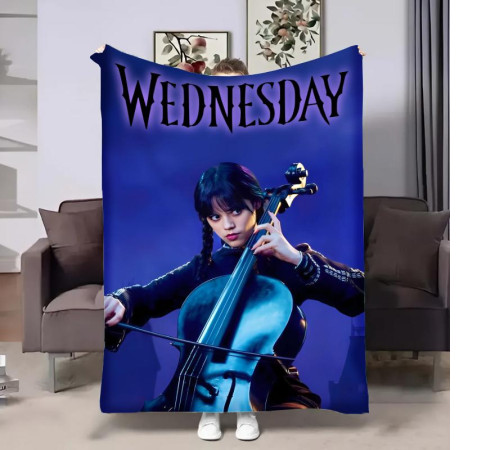 Плюшевий 3D-плед Wednesday №3 31995, 135х160 см
