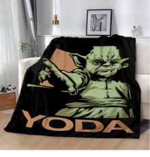 Плюшевий 3D-плед Yoda 12279, 160х200 см