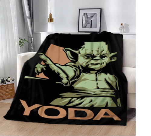 Плюшевий 3D-плед Yoda 12280, 135х160 см