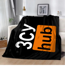 Патріотичний 3D-плед ЗСУ hub чорний 10599, 135х160 см