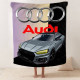Плюшевий 3D-плед Audi 12421, 135х160 см