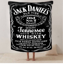 Плюшевий 3D-плед Елітний Jack Daniel's 12586, 160х200 см
