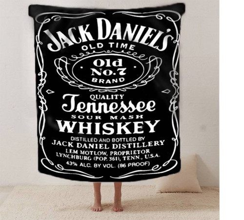 Плюшевий 3D-плед Елітний Jack Daniel's 12587, 135х160 см
