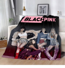 Плюшевий 3D-плед Black Pink 13157, 135х160 см